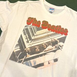 Oversized Beatles T-Shirt Band Tee